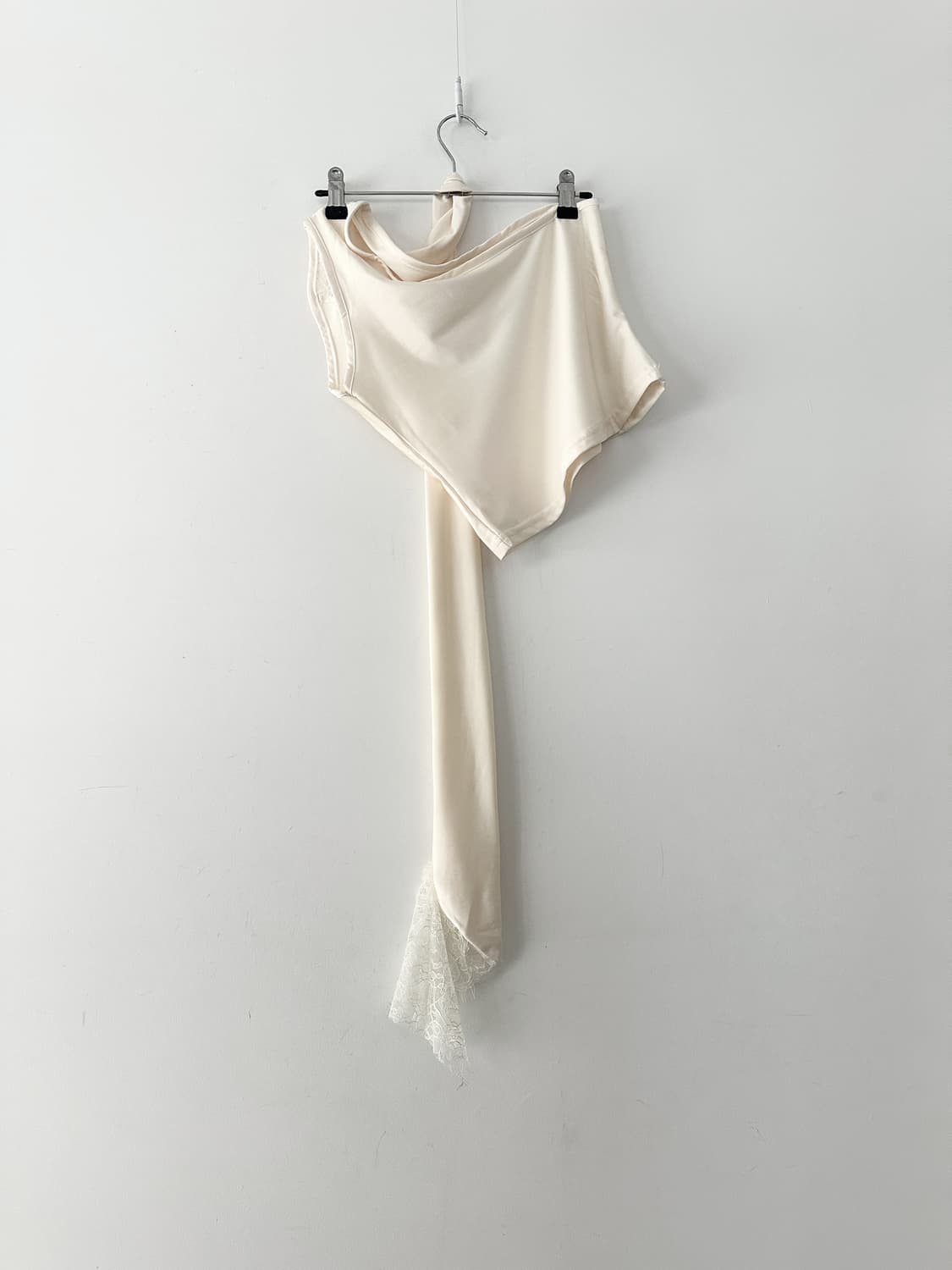 Lace slit halter neck sleeveless / ivory 상품이미지7