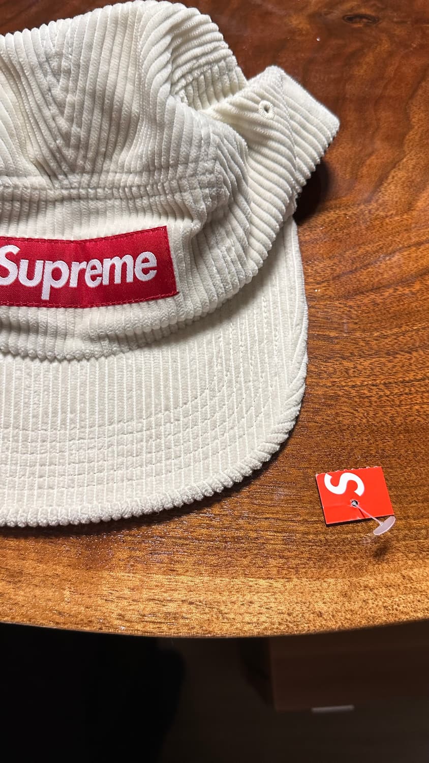 슈프림 코듀로이 캠프캡 아이보리 상품이미지4