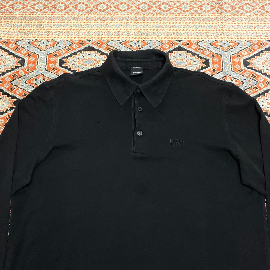 휴고보스 블랙 긴팔 카라티셔츠 남성L 상품이미지2