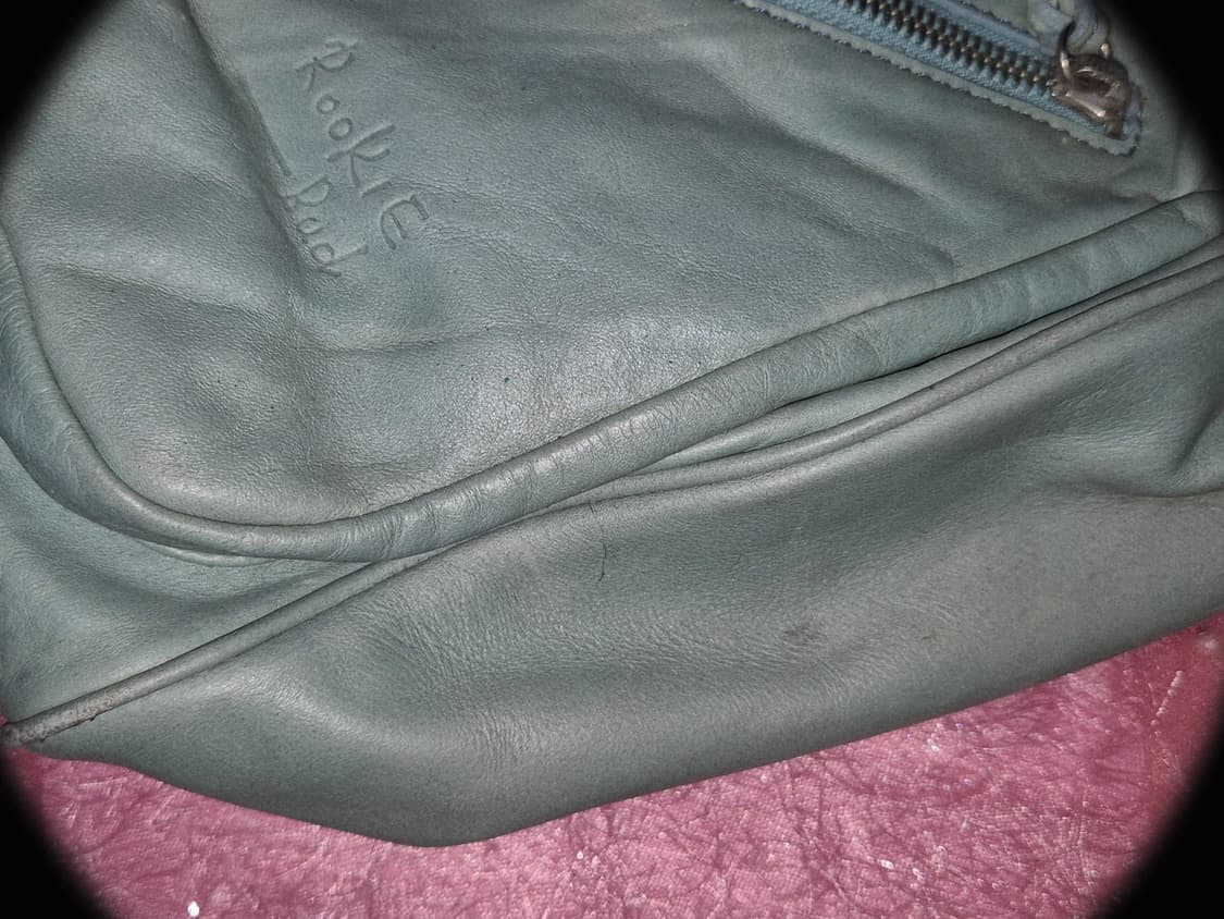 Vintage 09 Mint plain zipper leather Bag 상품이미지6