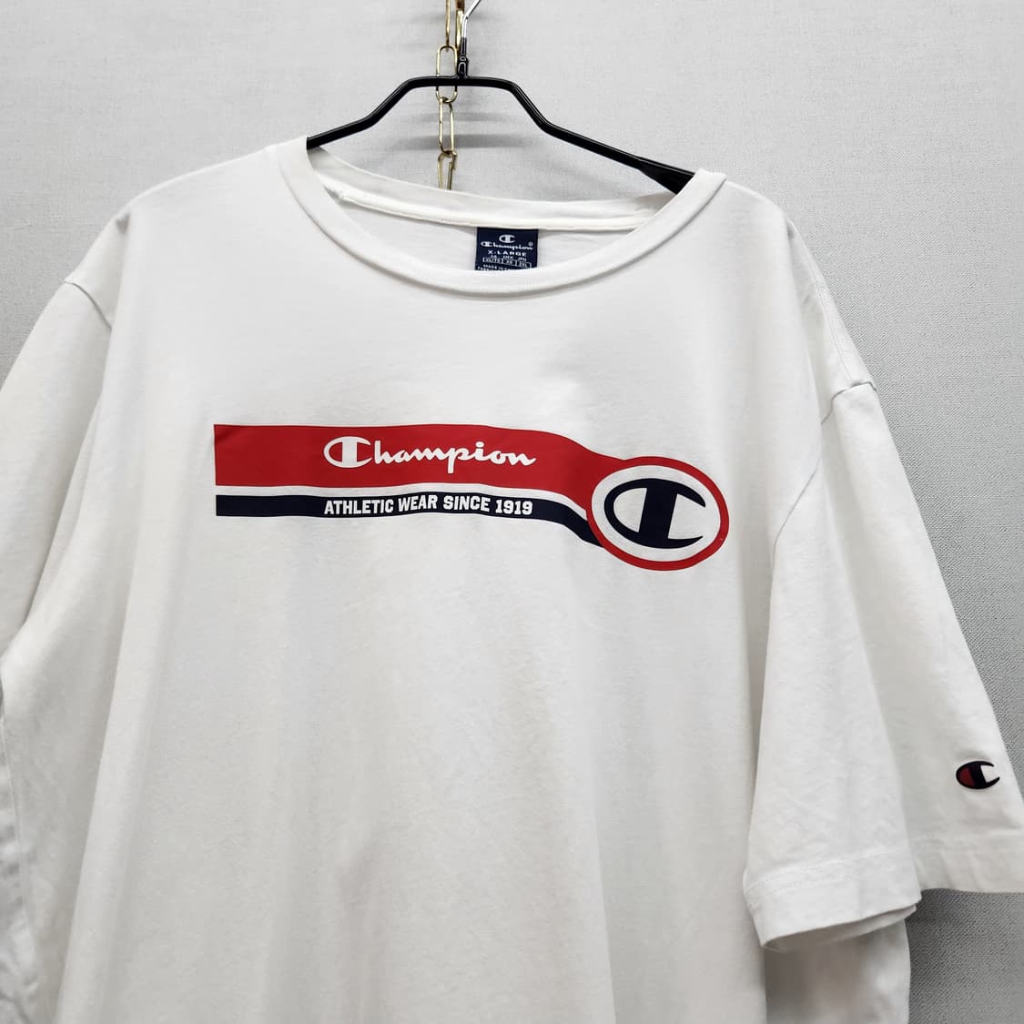 챔피온 빅로고 프린팅 반팔티 XL(XL) 상품이미지2