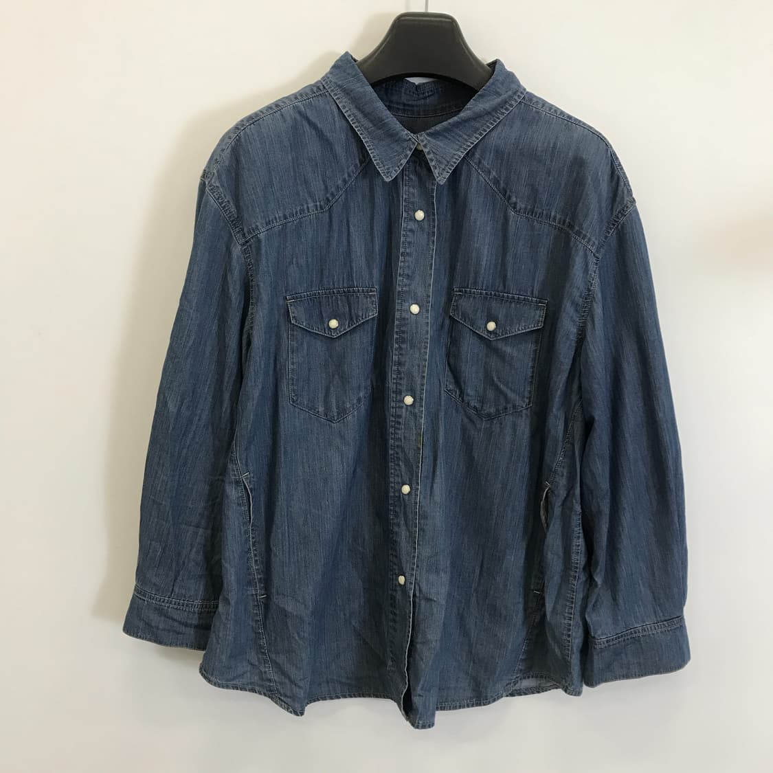 시스템 믹스매치레이어 웨스턴데님셔츠 [82-94-160] 상품이미지1