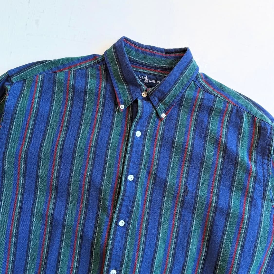 90‘s 폴로 랄프로렌 클래식 스트라이프 셔츠 상품이미지5