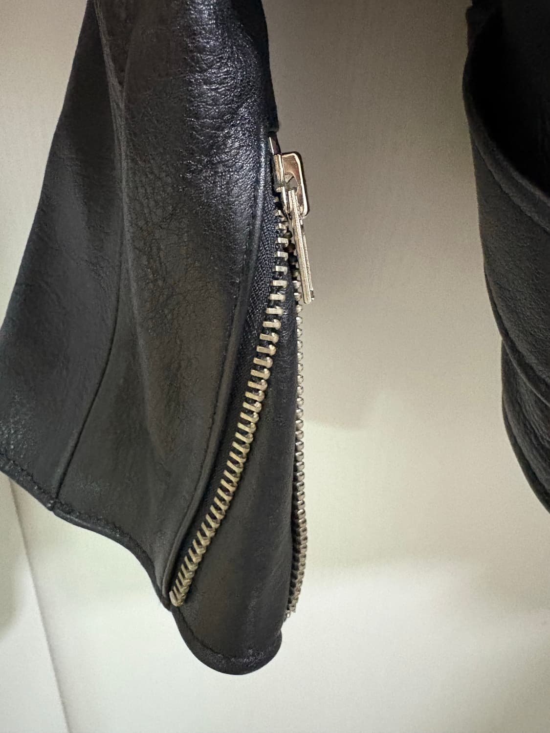 imvely 리얼 카우 바이커 레더자켓 55사이즈 상품이미지6