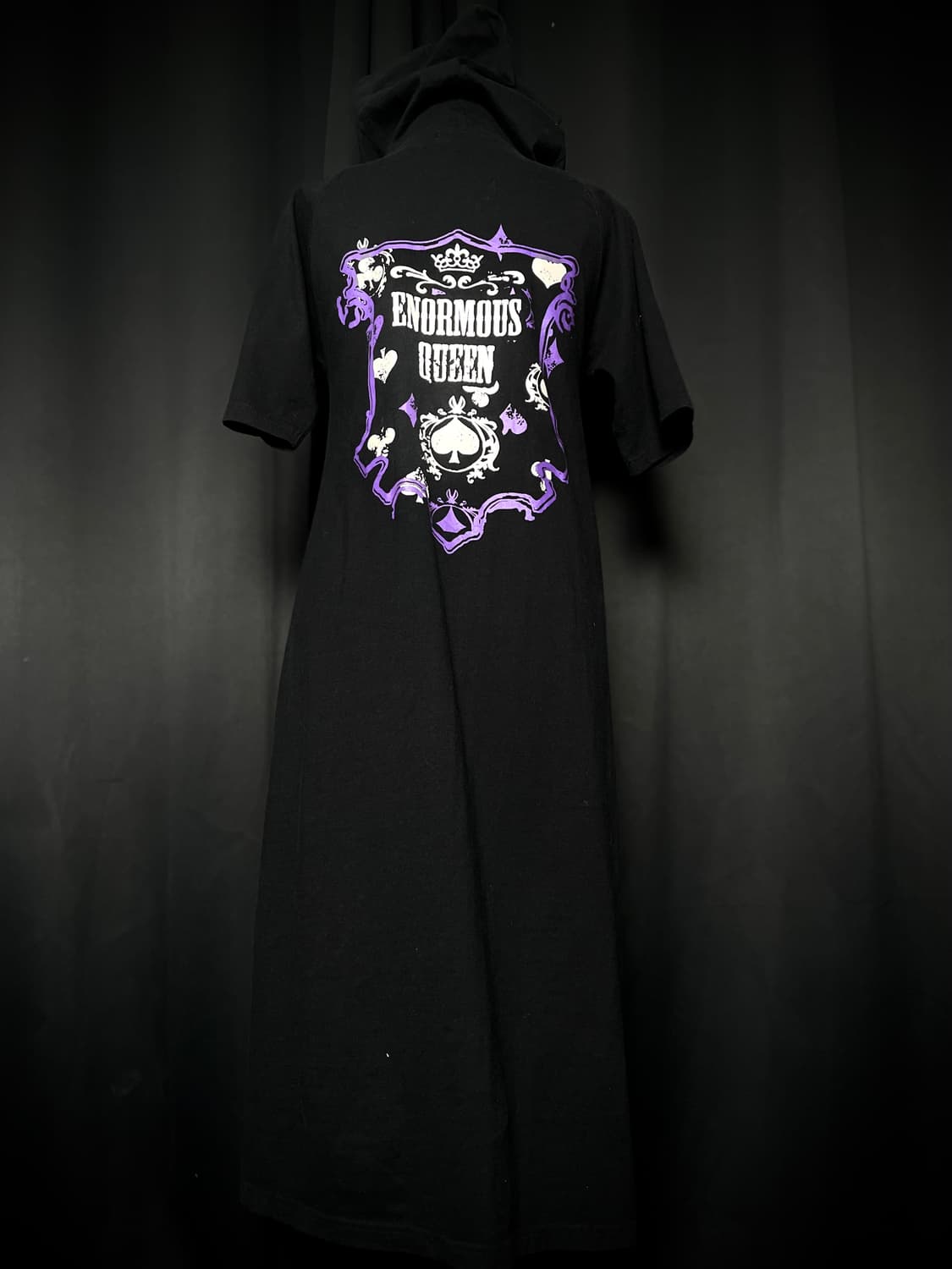 DEORART 디오라르트 네코 고양이 펑크 블랙 후드집업 원피스 상품이미지3