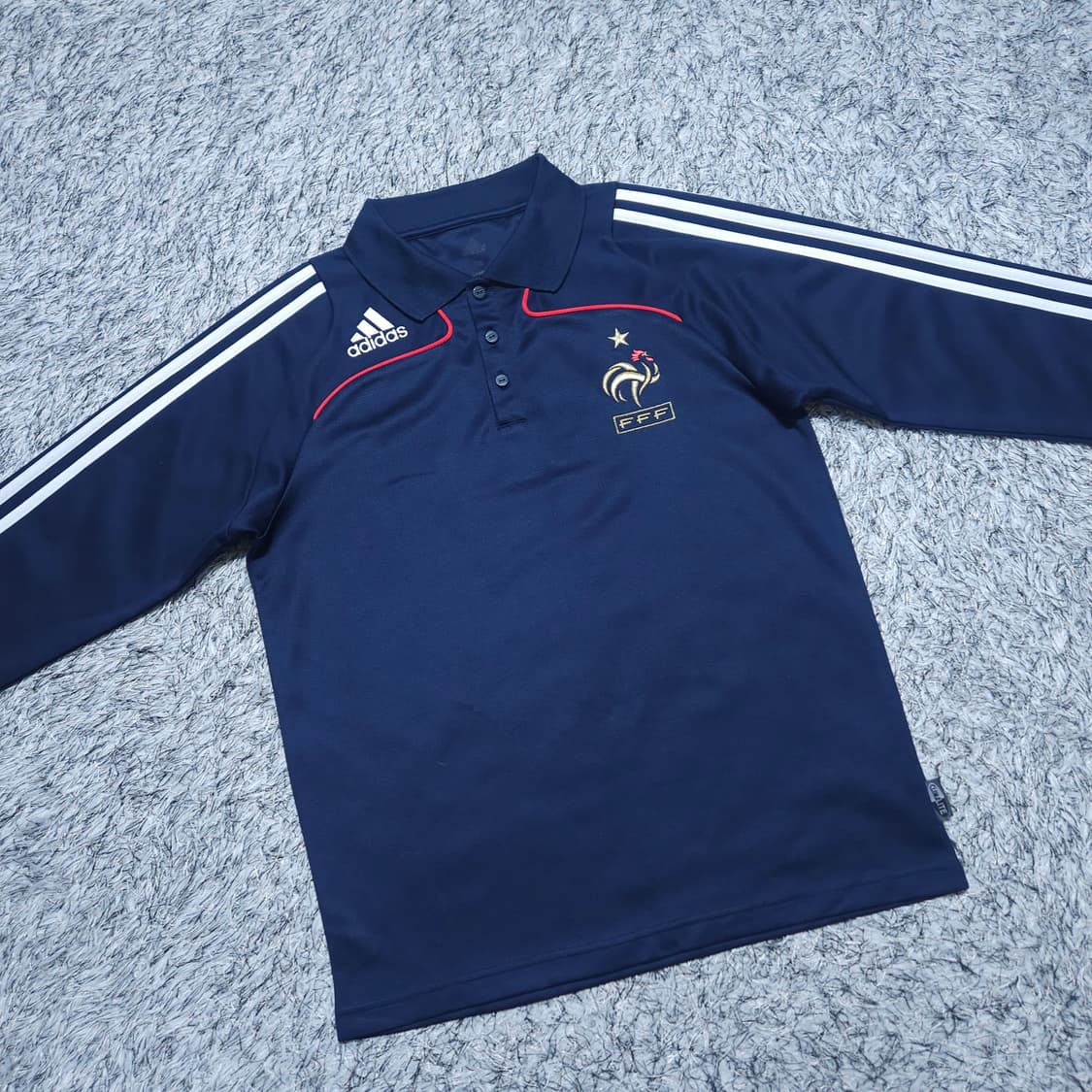 아디다스)100 남자 프랑스국대 유니폼 긴팔카라티 / 왕눈이샵 상품이미지2