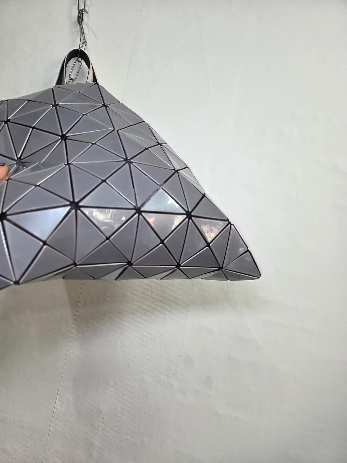 바오바오 루센트 은색 토트겸숄더백 상품이미지3