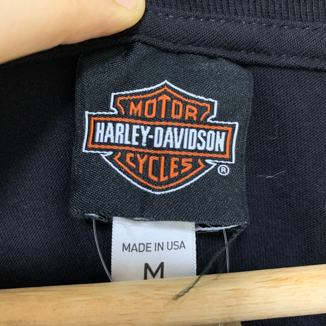 할리데이비슨 빈티지 스컬 해골 프린팅 반팔 티셔츠 남녀공용 M 상품이미지5