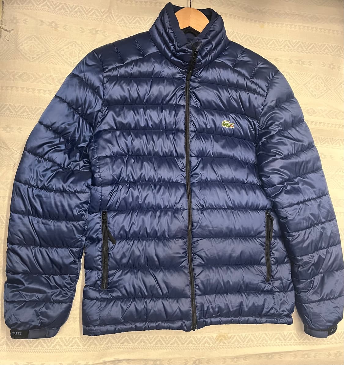 라코스테 네이비 구스 패딩 점퍼 상품이미지3