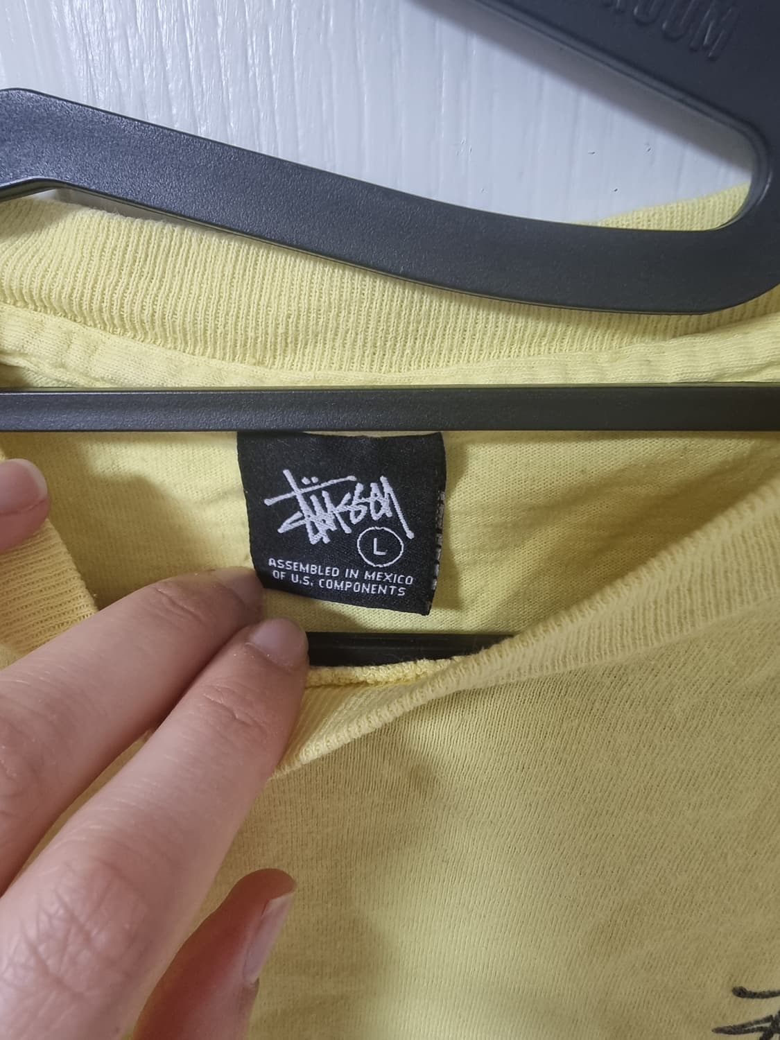 Stussy 라임컬러 여성반팔 L사이즈 상품이미지3
