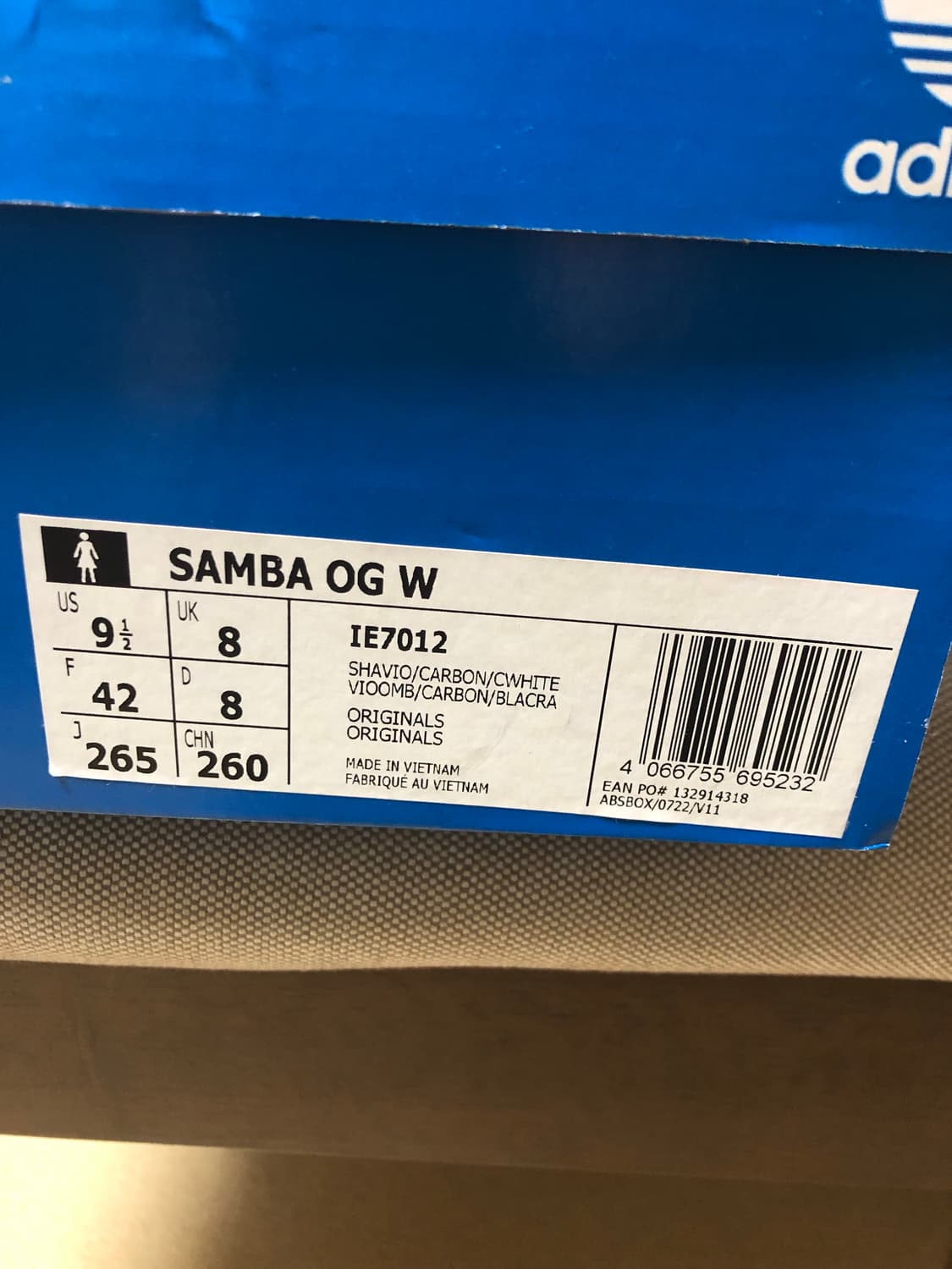 아디다스 삼바og  265 새상품 상품이미지5