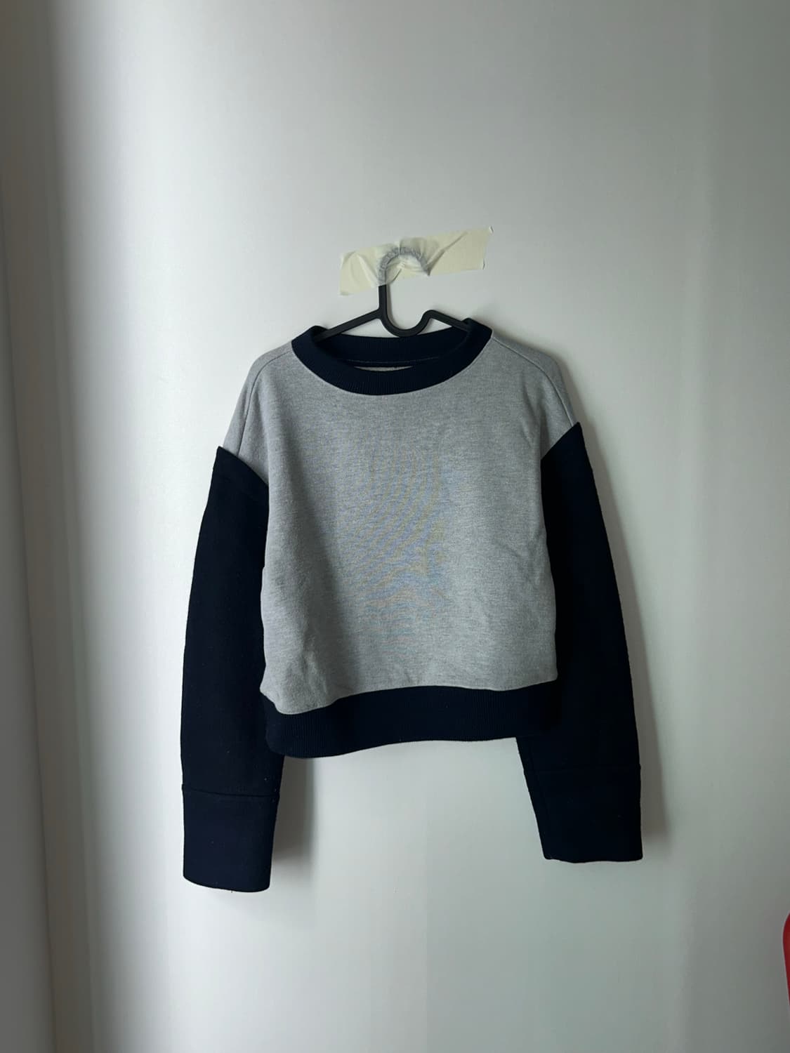 배색 맨투맨 상품이미지3