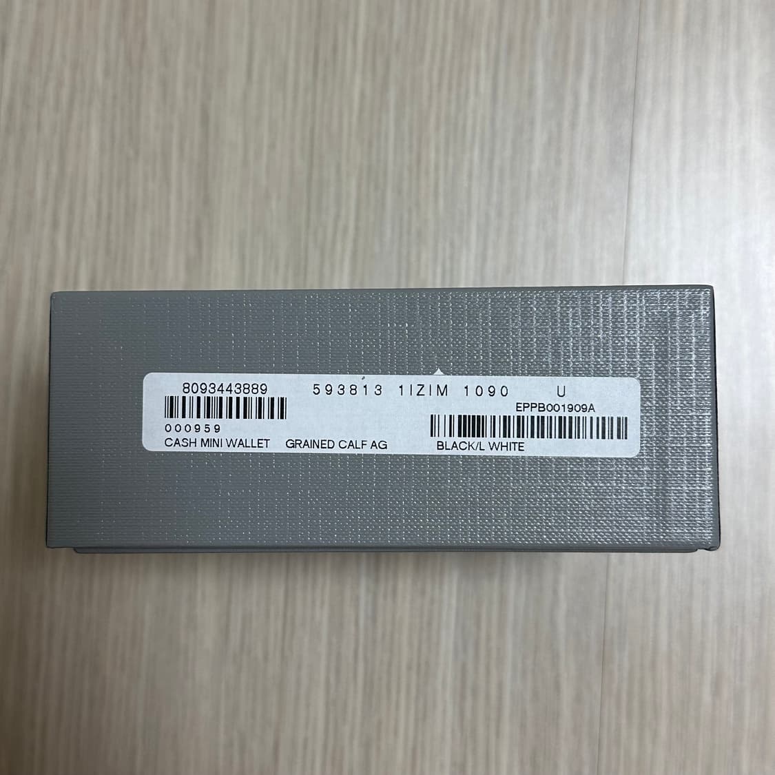 발렌시아가 캐시 미니 월렛 블랙 상품이미지9