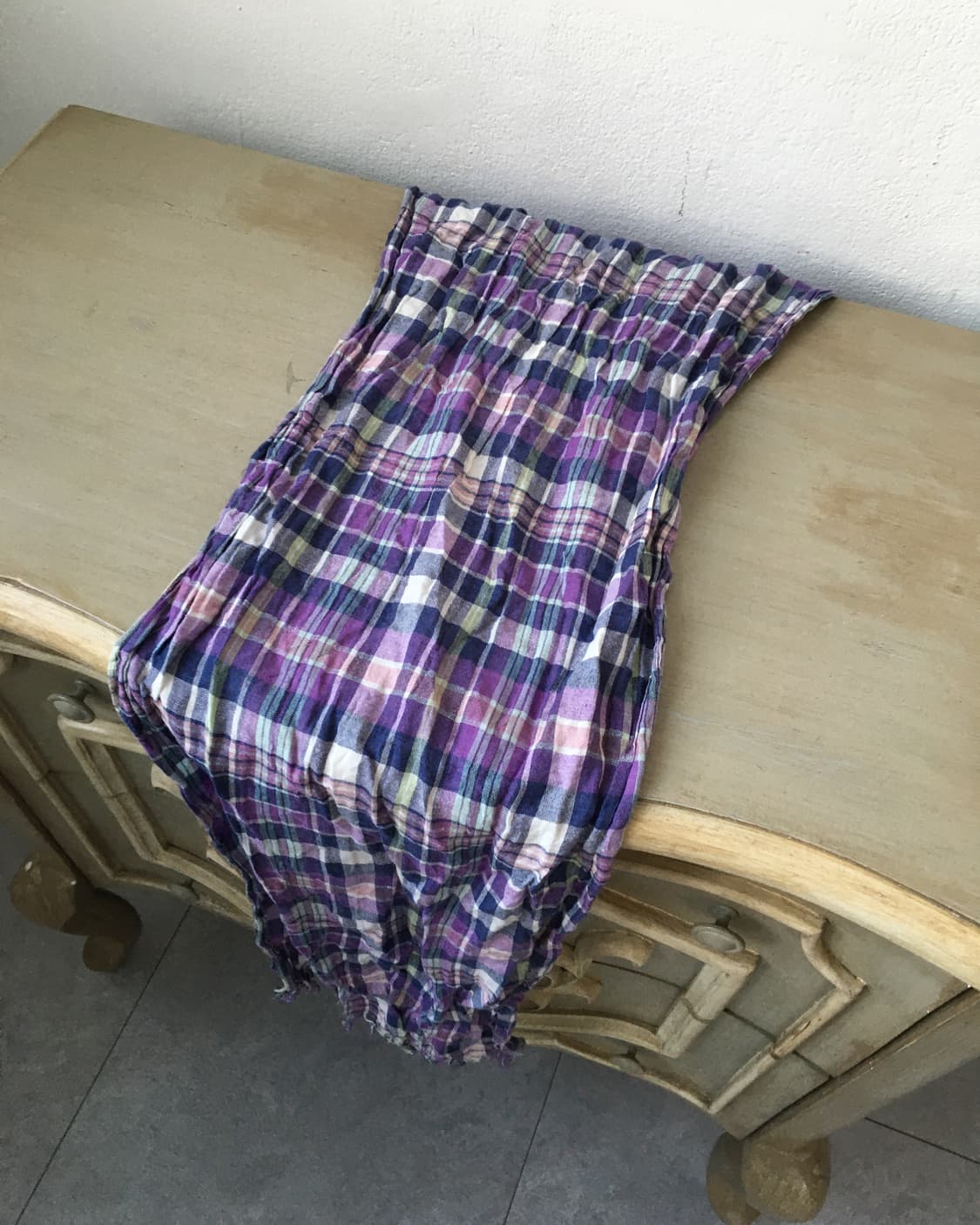  check pattern scarf 상품이미지2