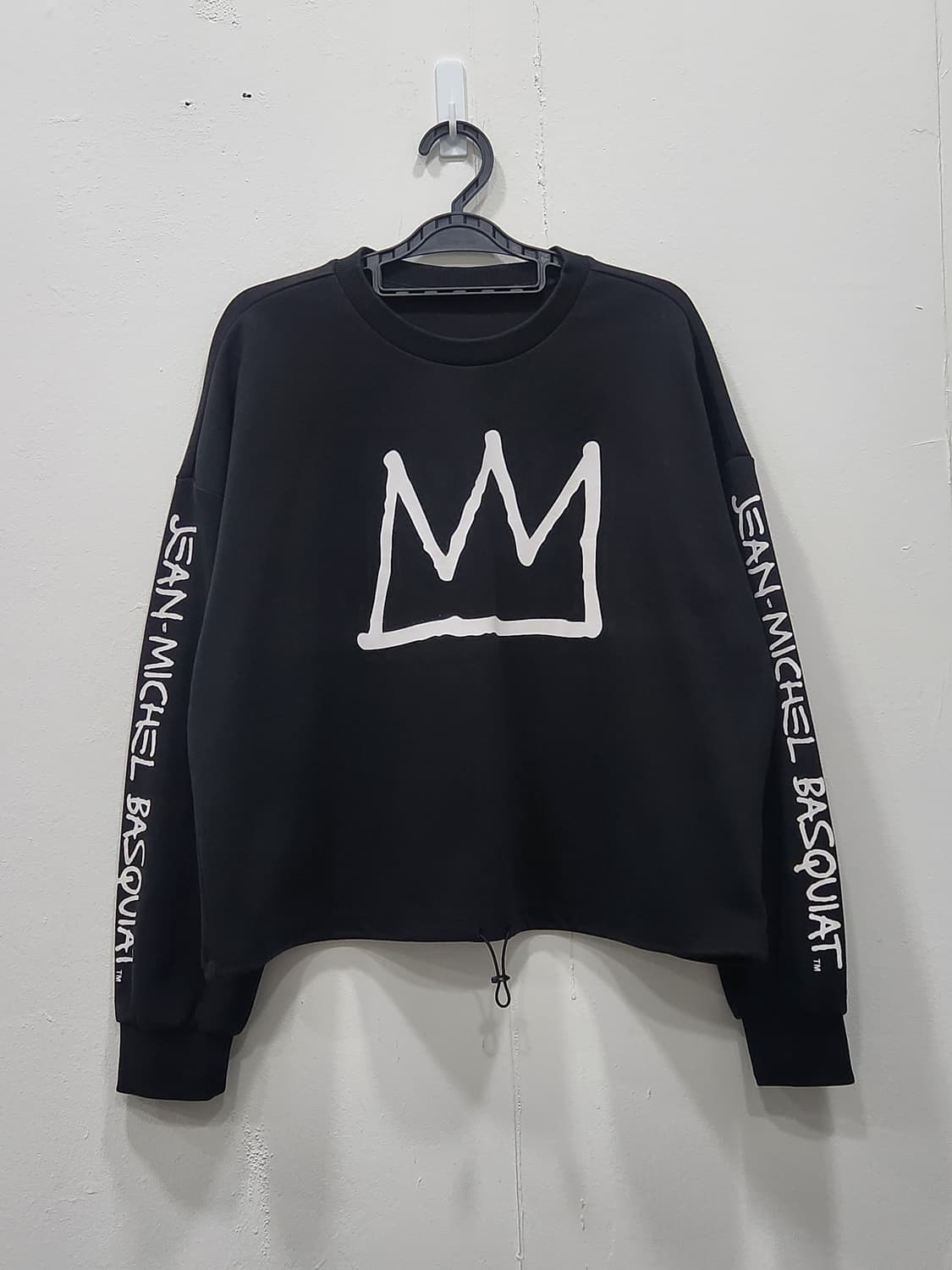 [90] 장미셸바스키아 스트링 맨투맨 여성 90-95사이즈 상품이미지1