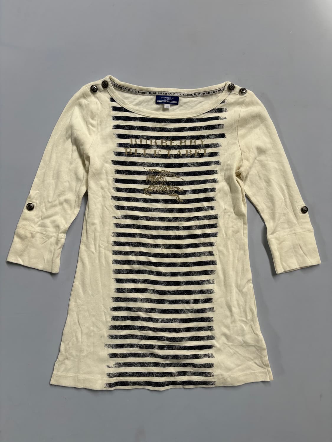 버버리 빈티지 7부 티셔츠 상품이미지2