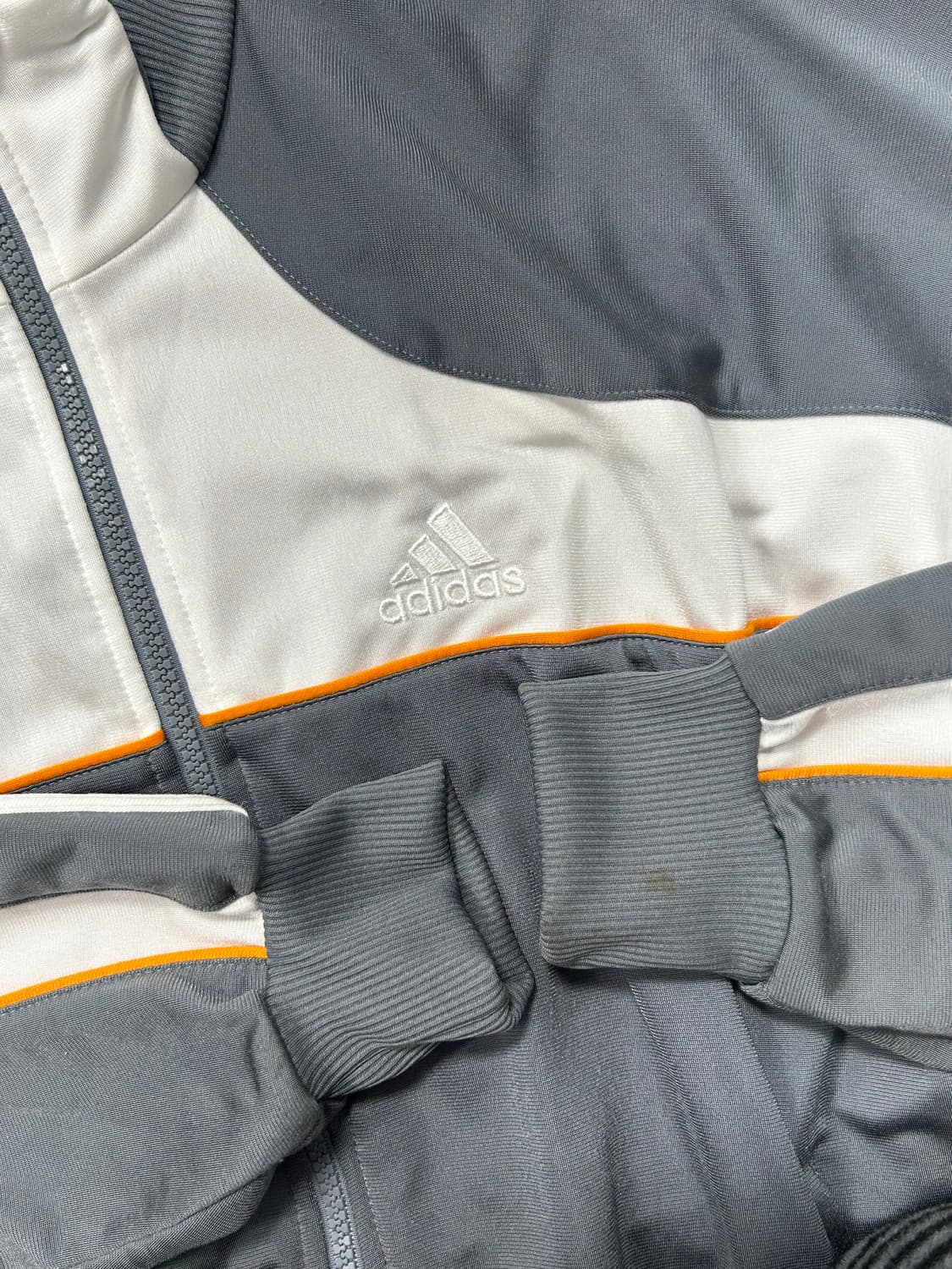 아디다스 00s 그레이 배색 트랙탑 져지 M 상품이미지6