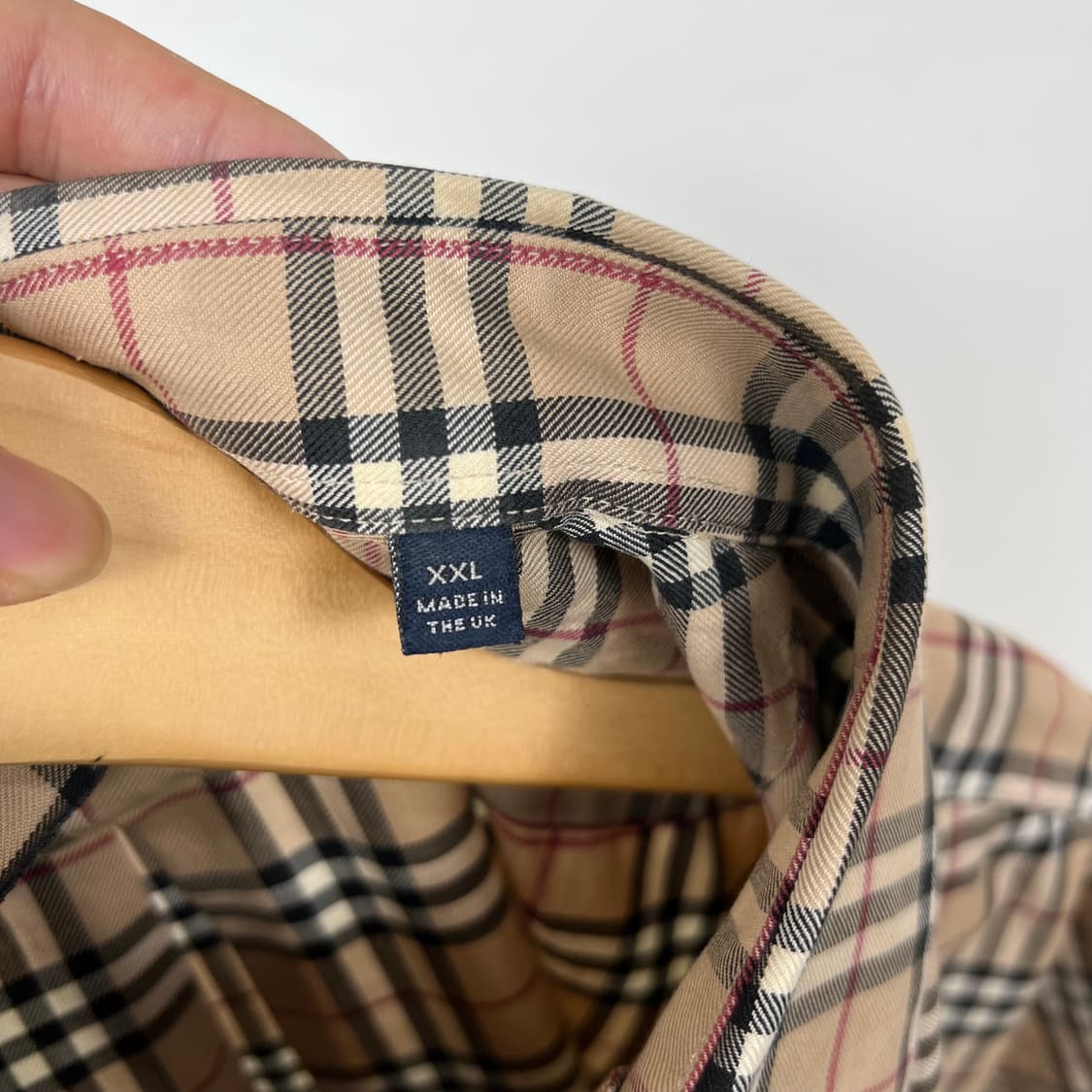 Burberry 버버리 노바체크 베이지 반팔 셔츠 상품이미지5