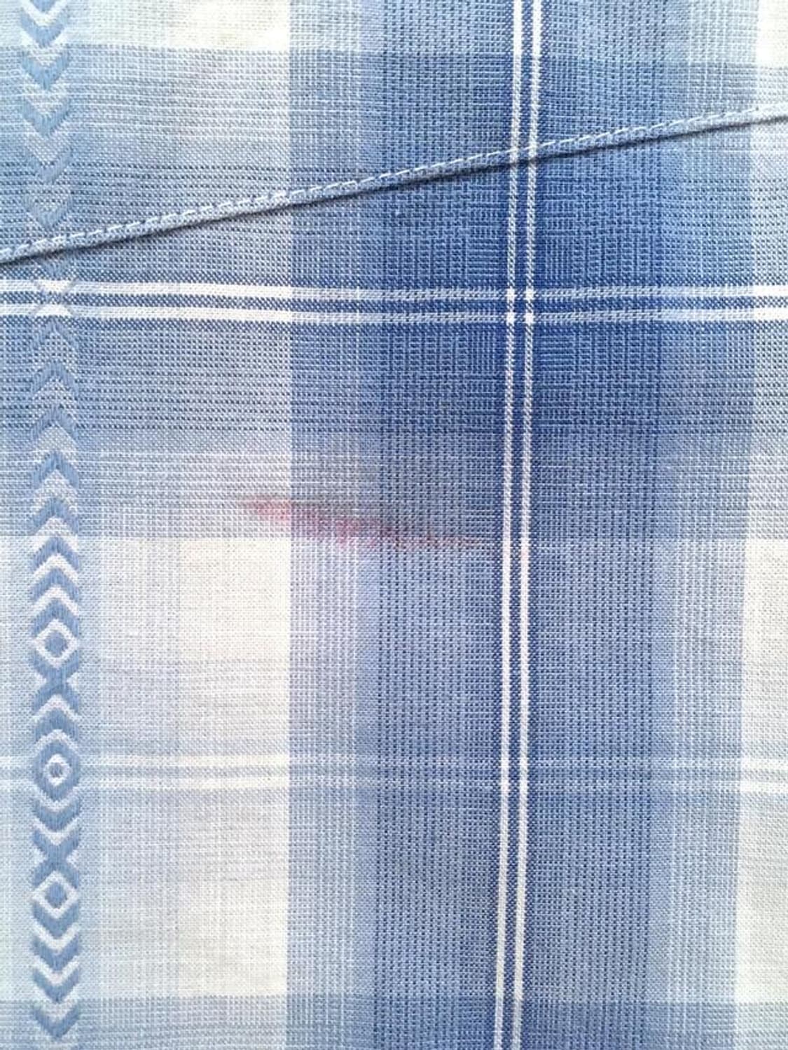 90s Plaid check Pearl snap western shirt 상품이미지9