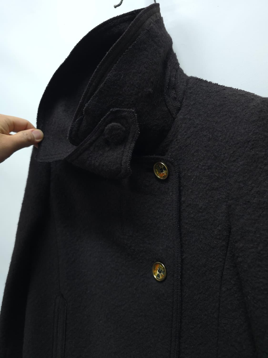 시스템(SYSTEM) 모직 더블 코트 (여성55~55반) 상품이미지7