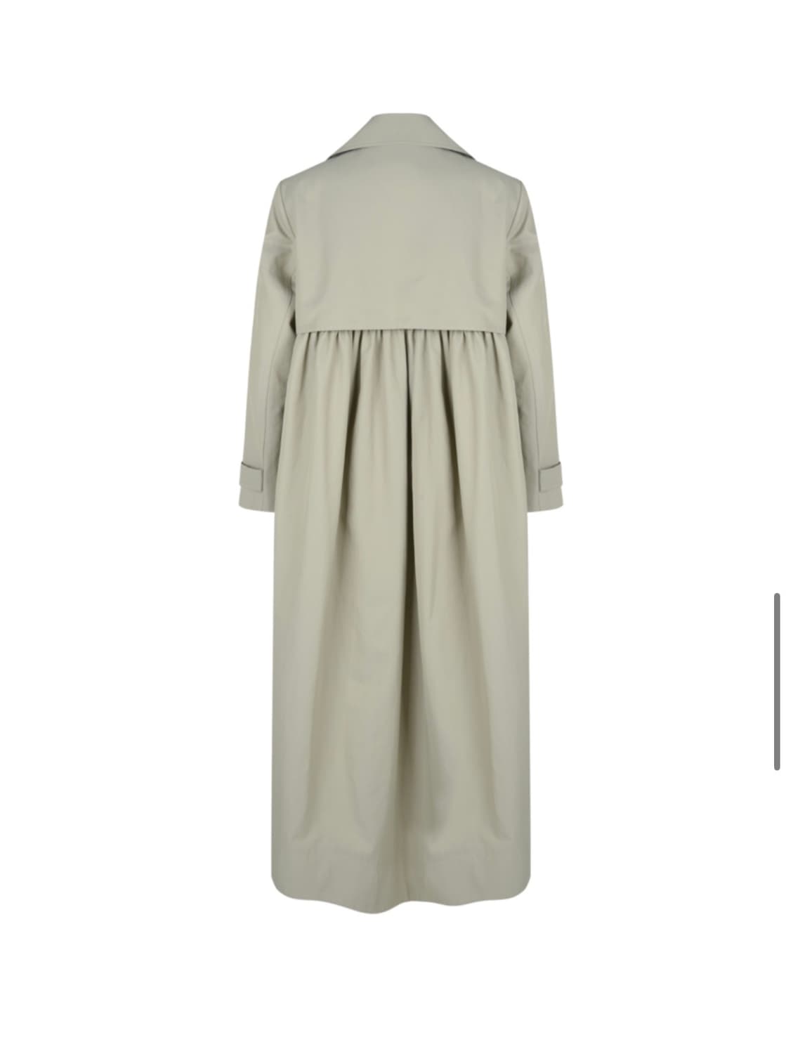 크로쉐안트 트렌치코트,Shirring Trench coat khaki 상품이미지3