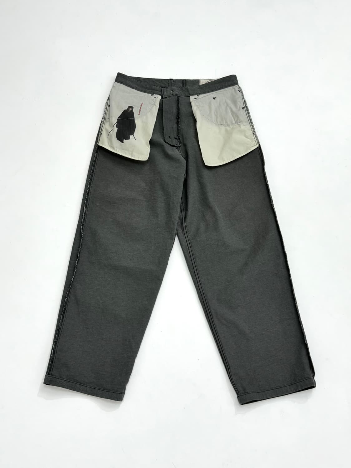 (34,L) 간샤 서울 제로탭 워크 팬츠 (시멘트 그레이) 상품이미지6