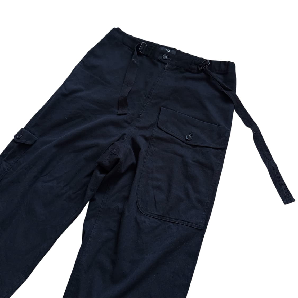 요지야마모토 비대칭 벨티드 포켓 팬츠 상품이미지3