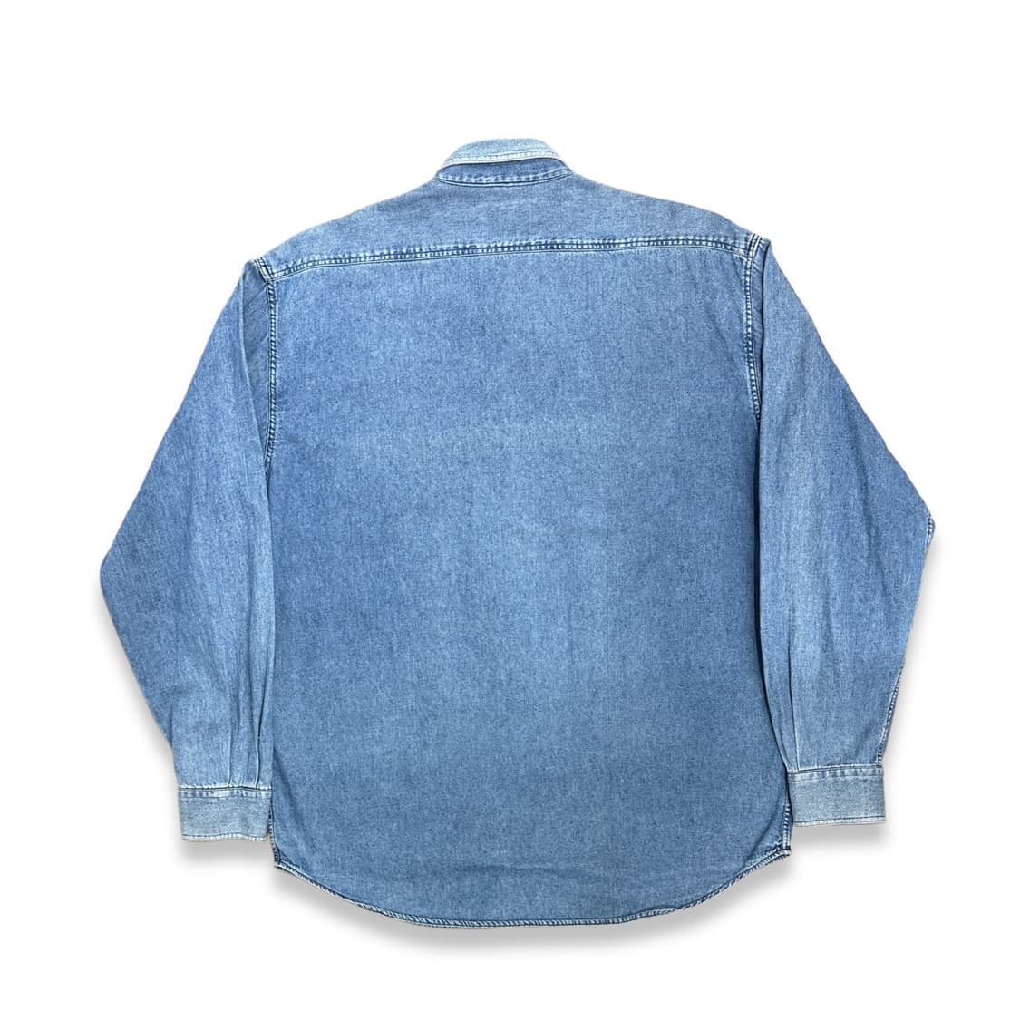 80s ARMANI JEANS 데님웨어 셔츠 L 상품이미지2