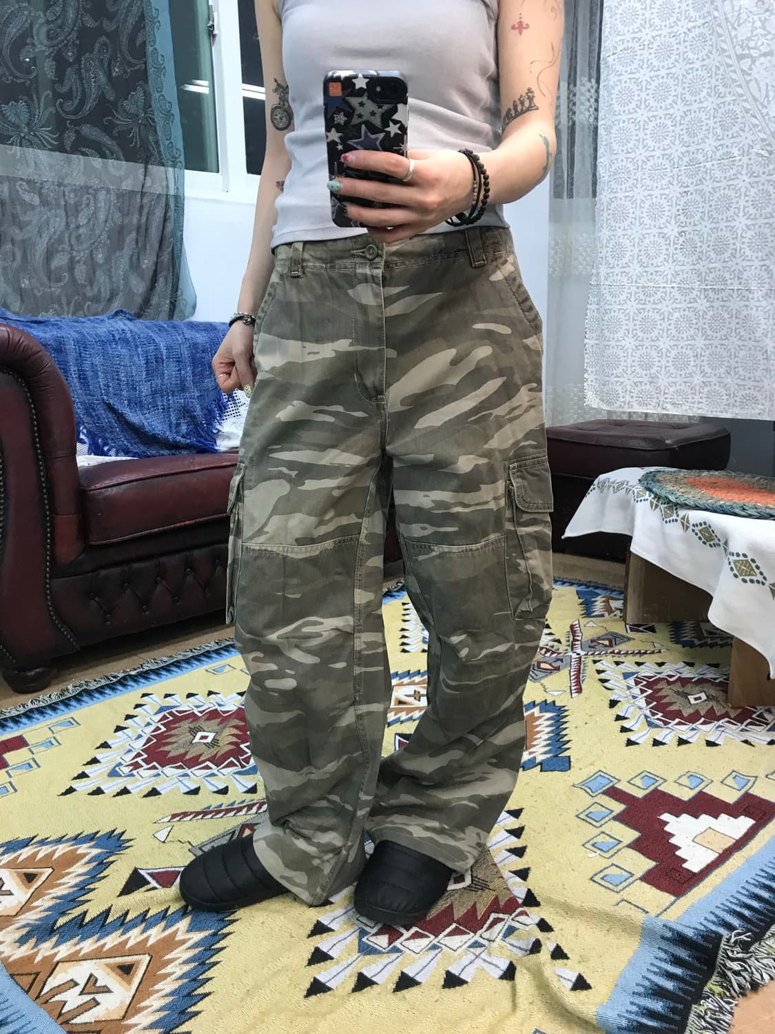 갭 GAP 빈티지 카모 카고팬츠  상품이미지1