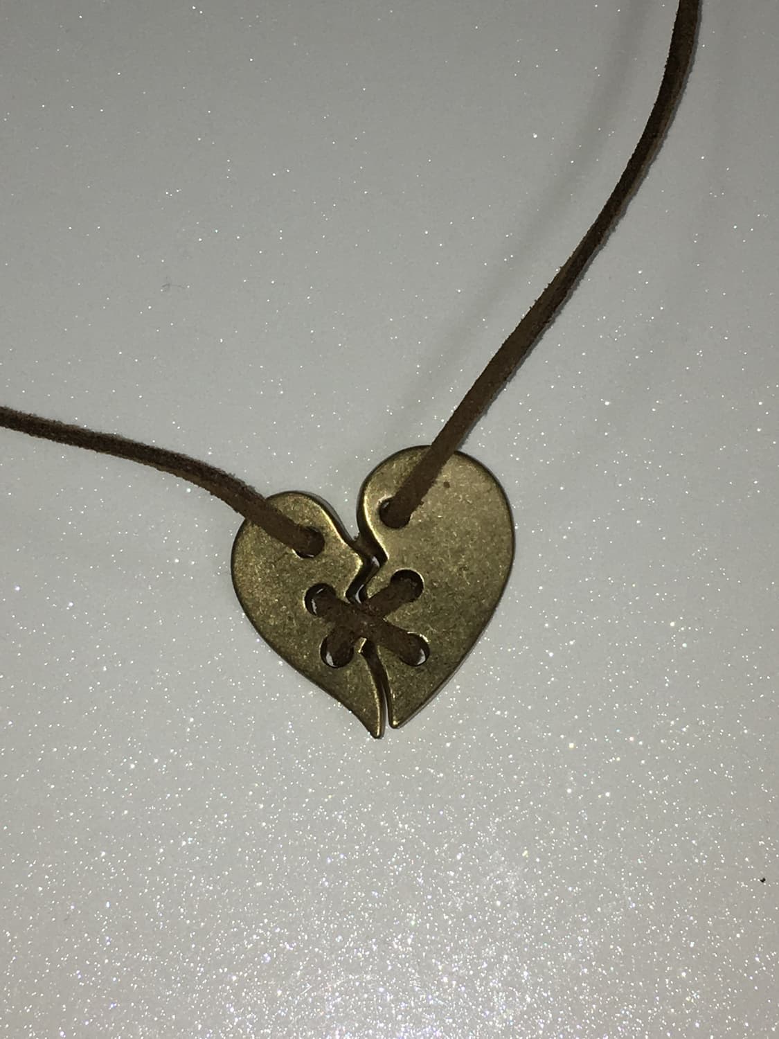 leather eyelet necklace  상품이미지1