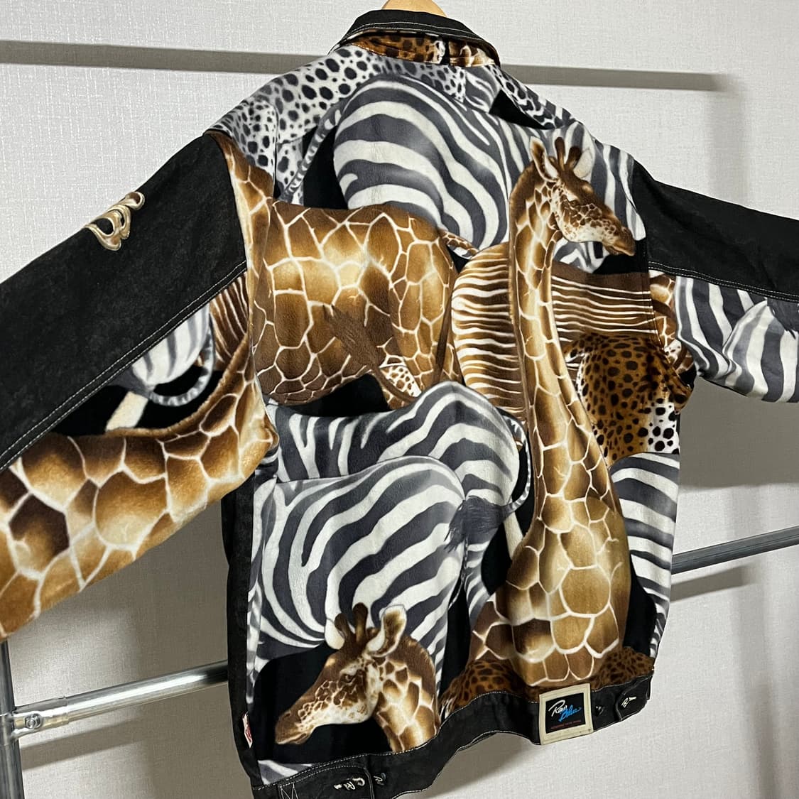 RAW BLUE 애니멀 트리커 자켓 XL 상품이미지3