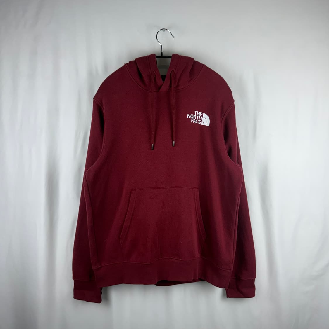 M) 노스페이스 백로고 후드 티 버건디 상품이미지2