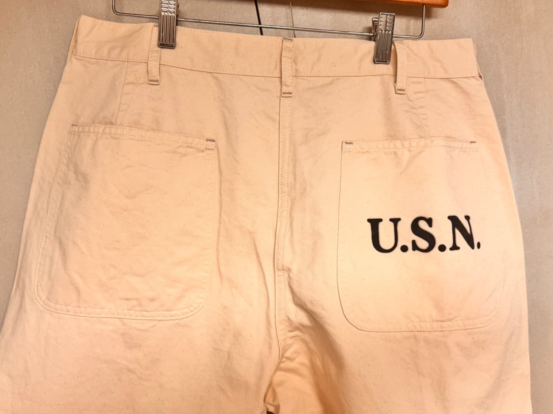 콜림보 해군 유백색 팬츠 40 사이즈(약 34) 상품이미지4