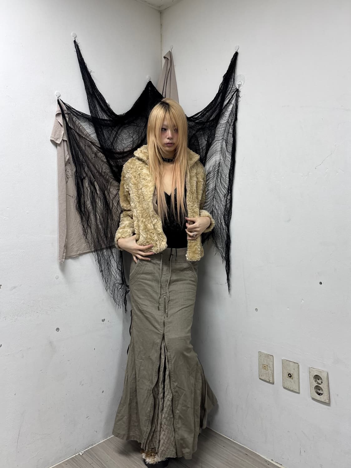 Y2K fleece Zip Up 상품이미지1