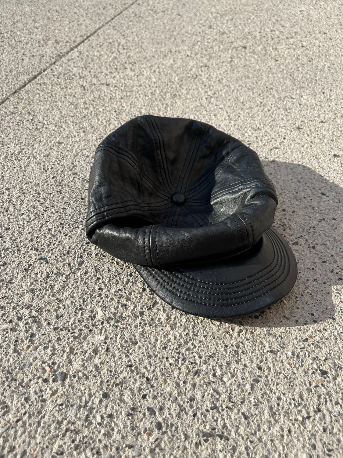 Vintage Real Leather Hunting cap 상품이미지2