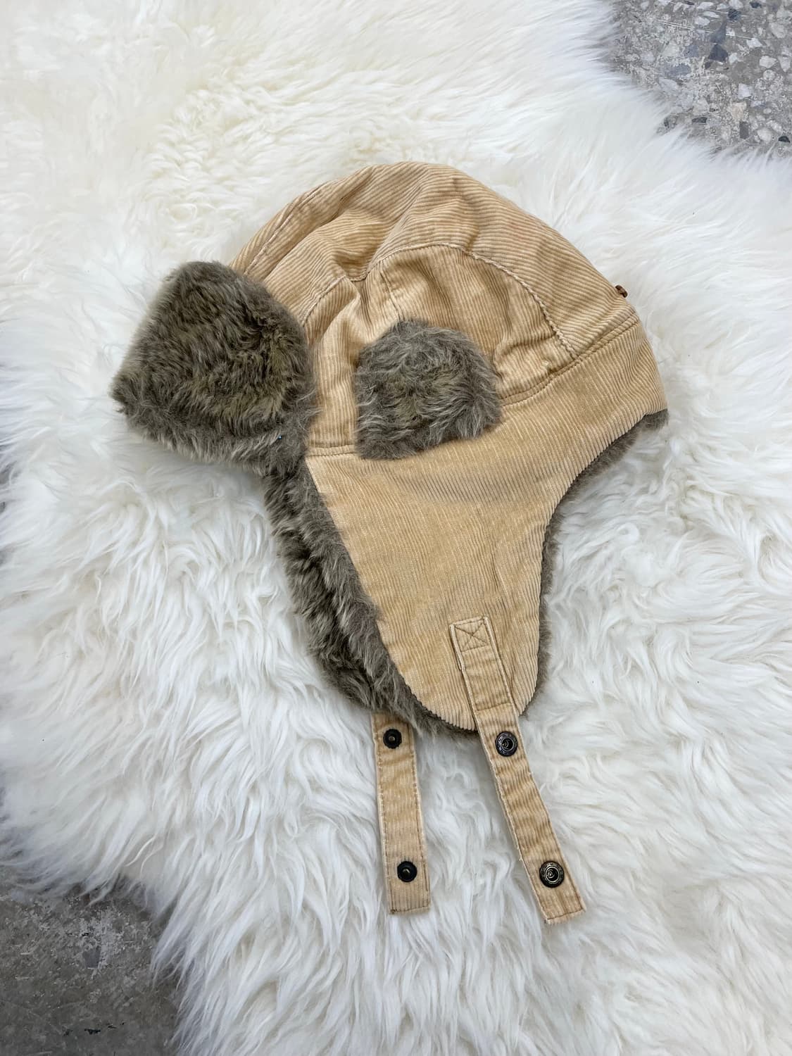 브라운 코듀로이 트루퍼햇 상품이미지1