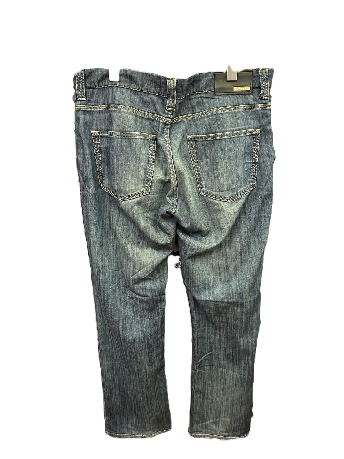 Armani Collezioni 디스트레스드 테이퍼드 데님팬츠 상품이미지2