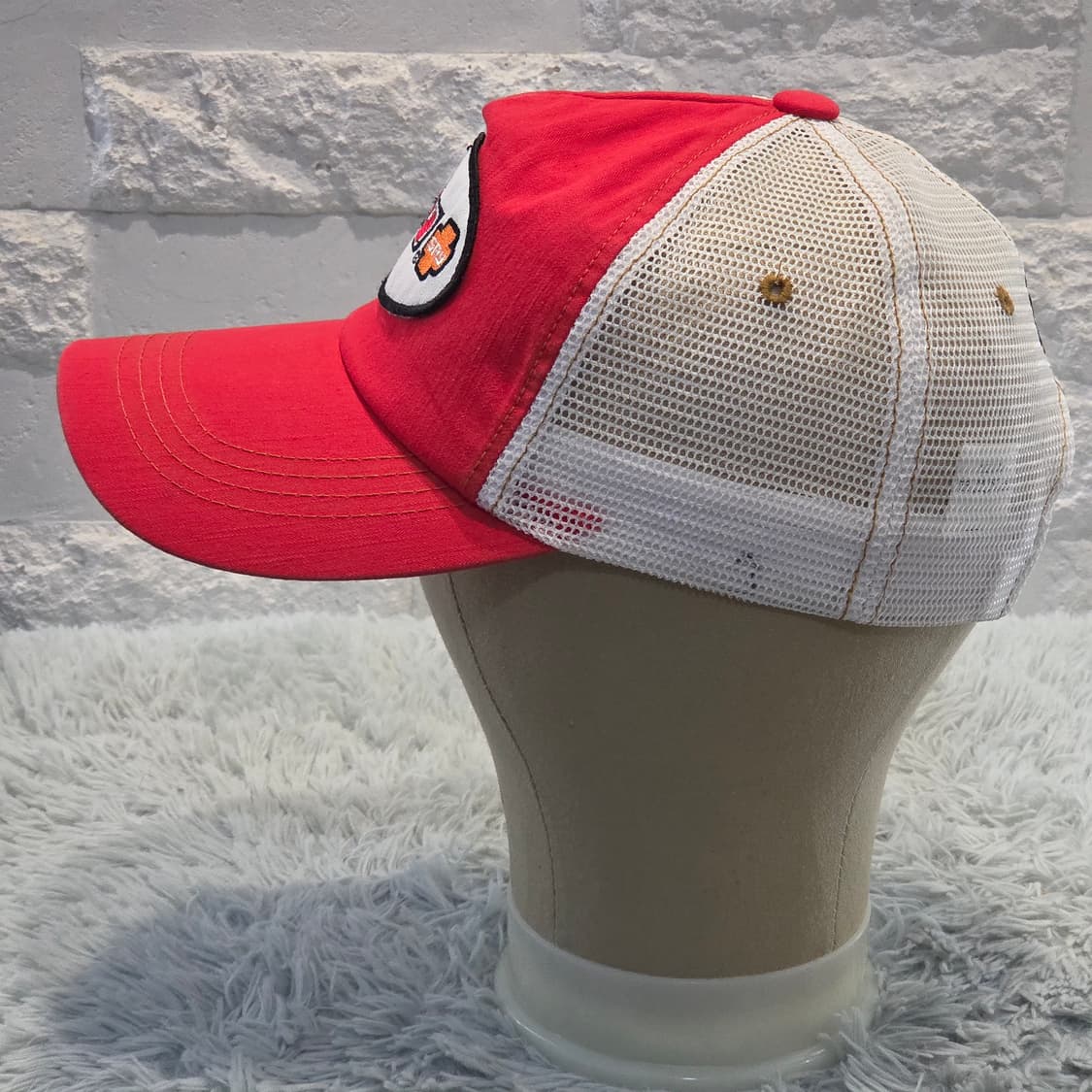 M1-9:SPY 클래식 메쉬 캡 레드/화이트 (56-59) 상품이미지4