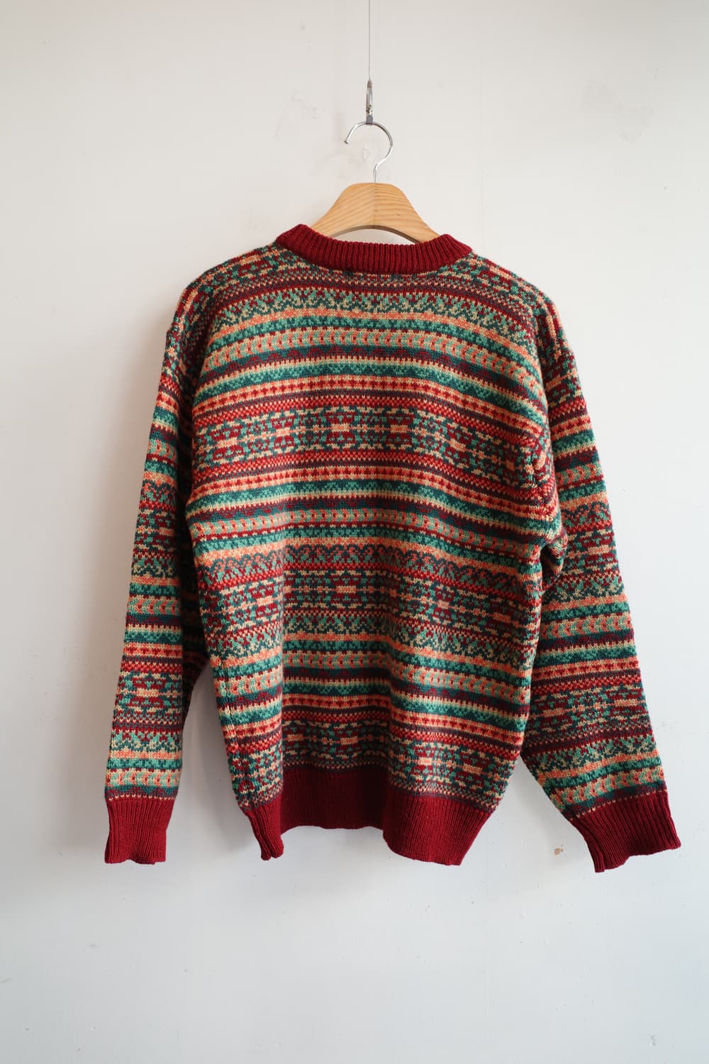 Japan brand 퓨어울 패턴 니트  상품이미지6