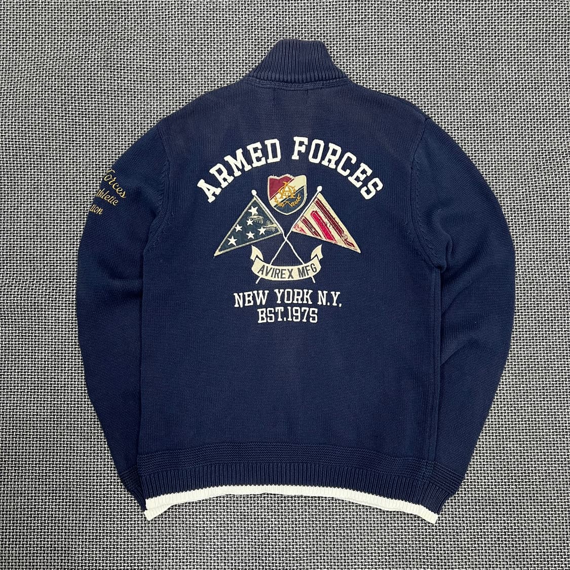 아비렉스 니트집업 상품이미지7