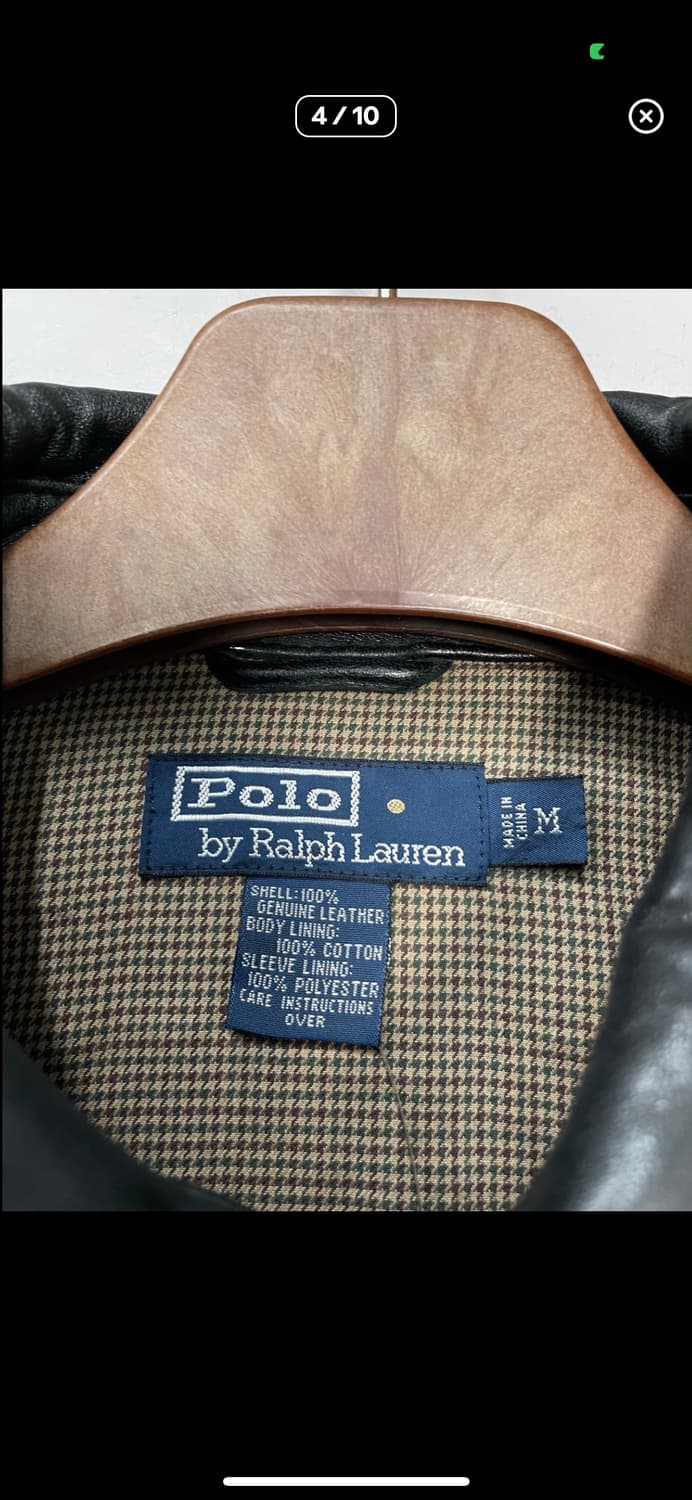 폴로랄프로렌 맥스웰 램스킨 가죽 레더자켓 A3353 상품이미지4