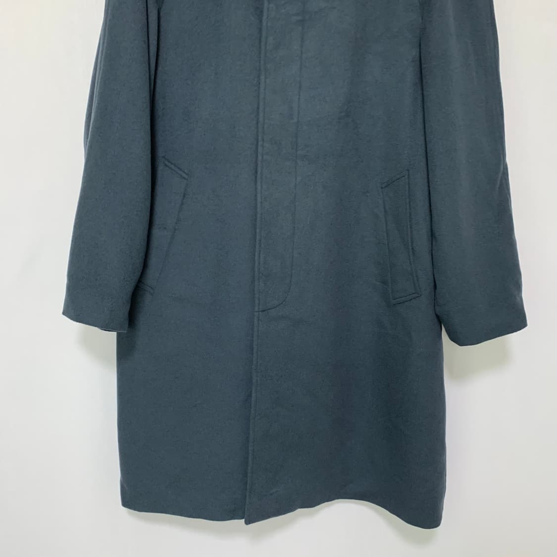 Wind Armor 빈티지 캐시미어 100 코트 블루 그레이 상품이미지3