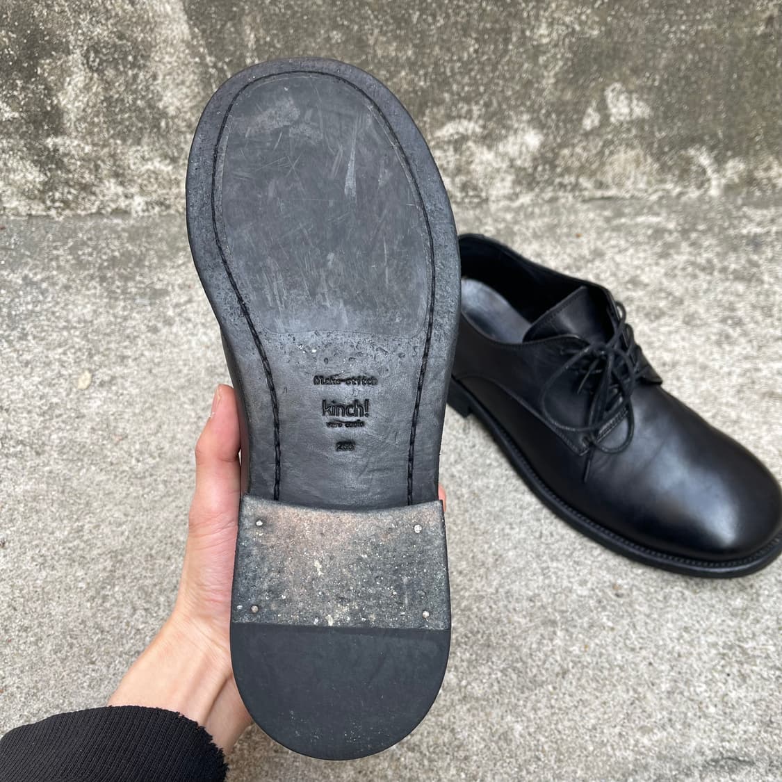 [260] 킨치 808 블랙 더비 슈즈 상품이미지7