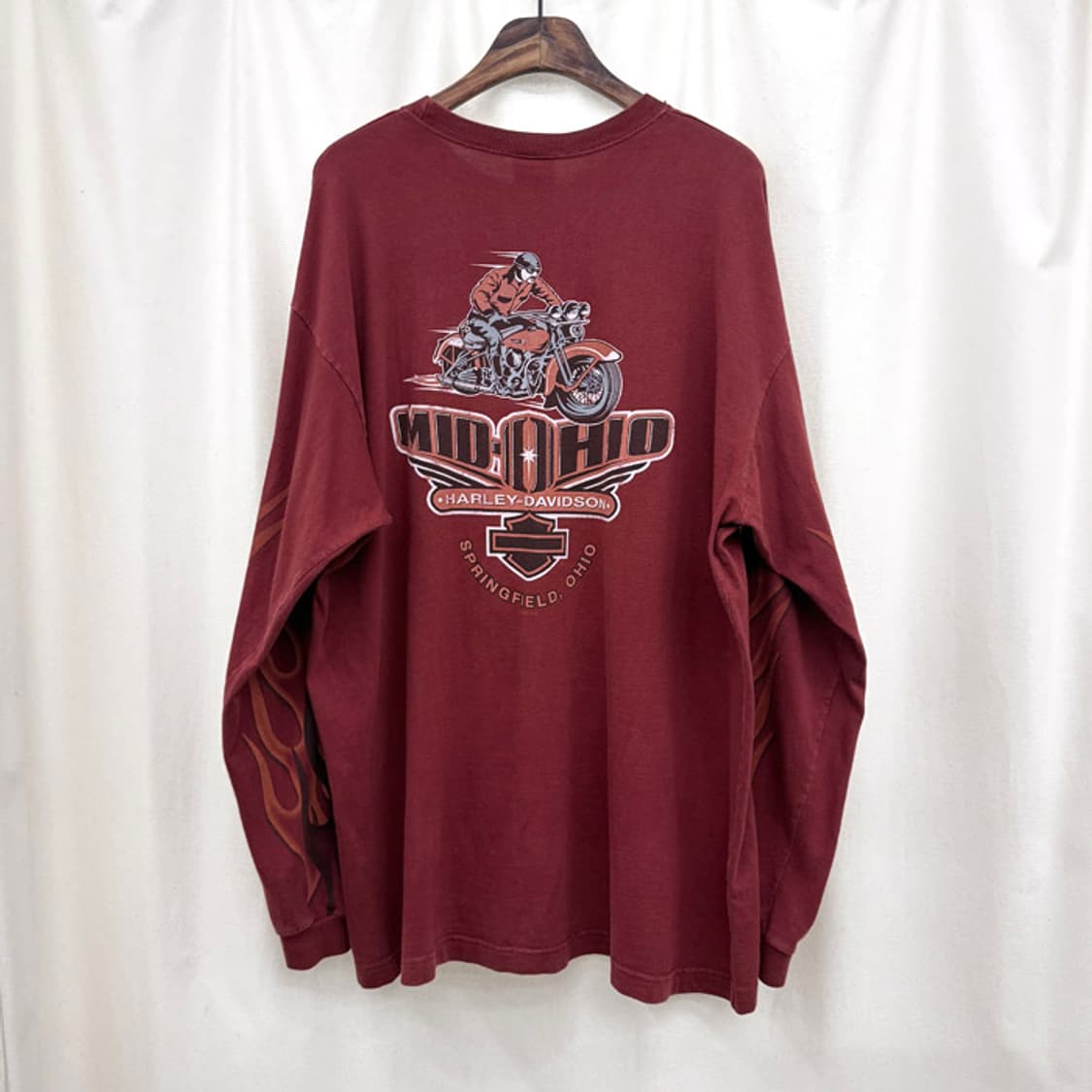 할리데이비슨 빈티지 플레임 롱슬리브 상품이미지6