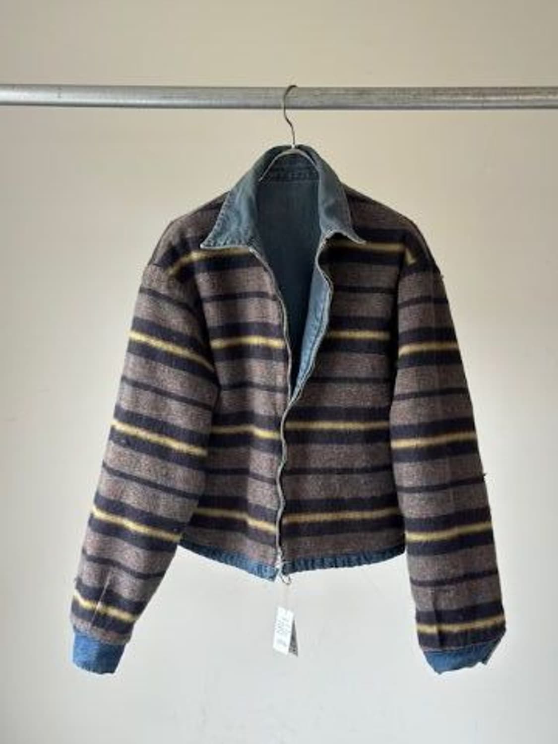 캐피탈 11.5온즈 데님 마리아 집 업 워크 자켓 인디고 상품이미지4