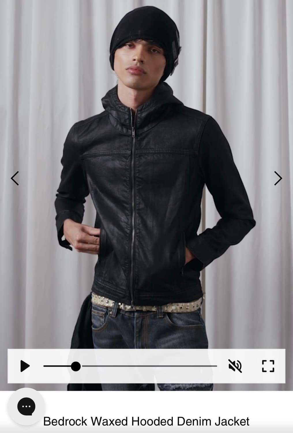 jaded london Bedrock Waxed Hooded Jacket 상품이미지1