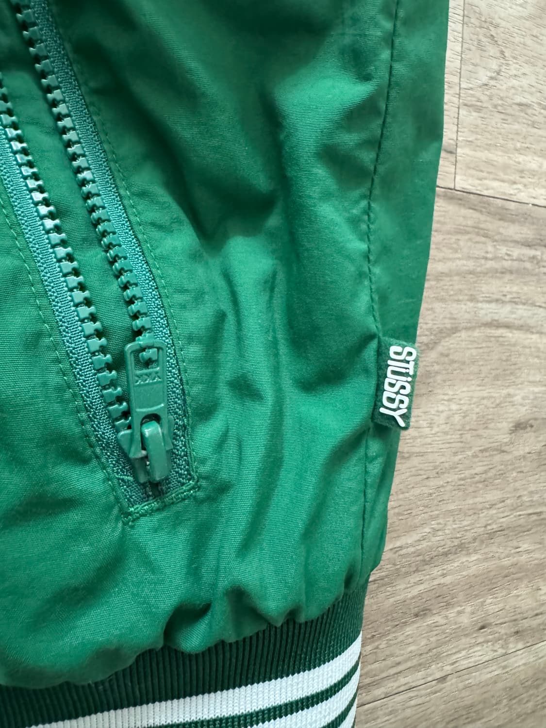 00s Stussy 스투시 후드집업 자켓 그린(초록) 상품이미지5