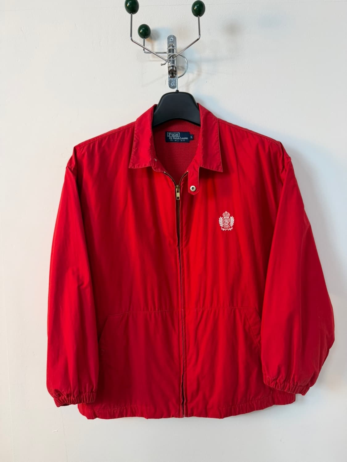 90s 폴로 랄프로렌 크레스트 로고 스윙톱 블루종  상품이미지1