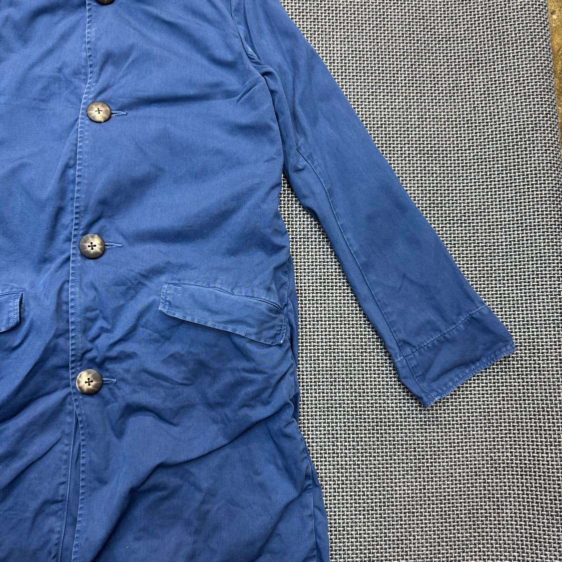 캐피탈 코튼 롱 자켓 블루 ( XS/OLD-8265 ) 상품이미지4