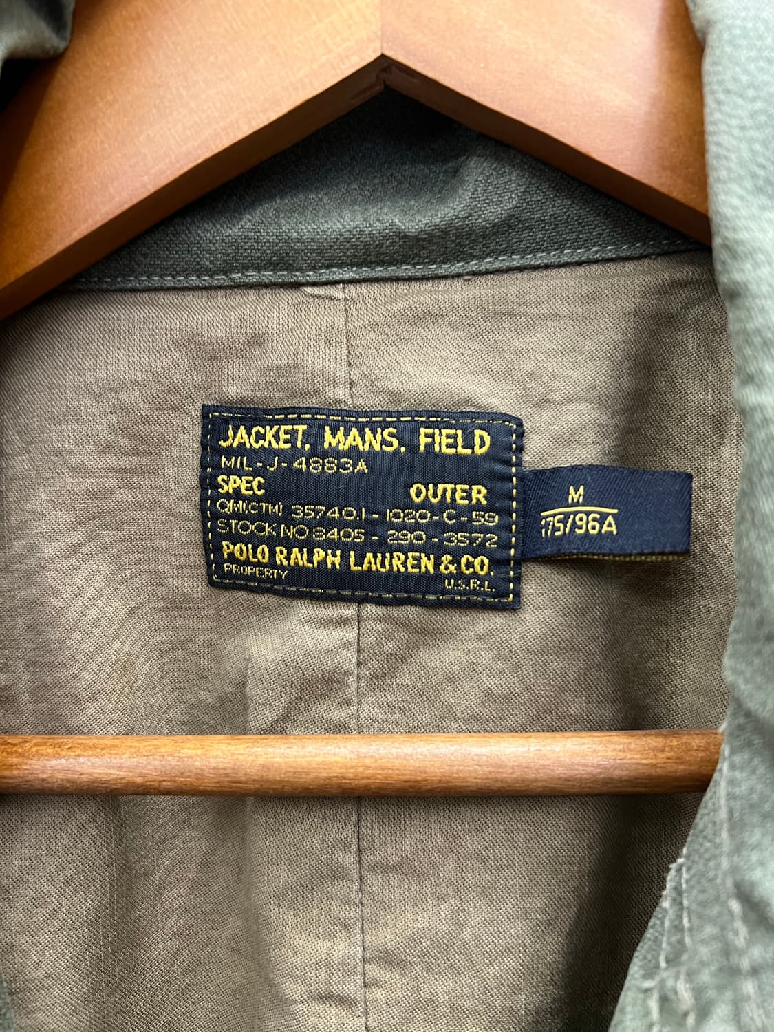 Vintage Polo Ralph Lauren Military Jacke 상품이미지5